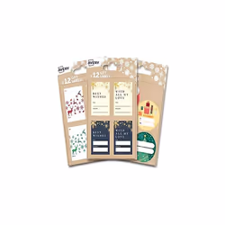 36 PCS Avery Festive Label Bundle Pack Mix2, Gift Label Stickers, Self-Adhesive Premium Name Gift Labels, Gift Wrap, Bag Deco ...