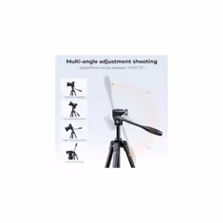 B174A1 Lightweight Tripod for Phone, 60 inch/152cm Tripod for Smartphone with Phone Holder, Travel Tripod for Camera with Cold Shoe, Aluminium Compact