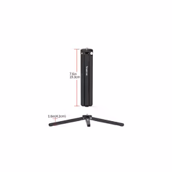 Aluminum Tripod Stand Compatible for Gopro Hero 10/9/8/7/6/5/4/3+/3,Selfie Stick,DJI Osmo Action,Phone,Logitech Webcam with 1/4" Thread