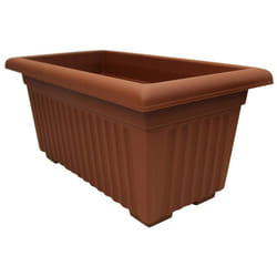 53cm Long Rectangular Terracotta Plastic Trough Planter/Windowsill Herb Pot