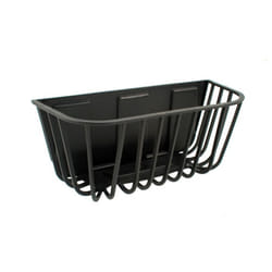 62cm Black Manger Wall Trough Planter Basket Plastic Hay Manger