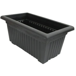 54cm Long Plastic Trough Planter Rectangular Terracotta Windowsill Pot