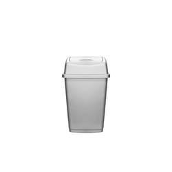A & D 12ltr Swing Bin PLATINUM