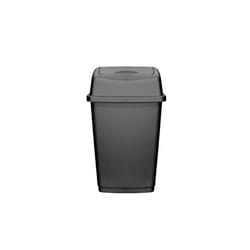 A & D 12ltr Swing Bin VOLCANIC ASH