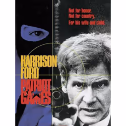 Paramount Patriot Games (1992), Movie, DVD, Coloured, English, 112 min, Teen & young adults