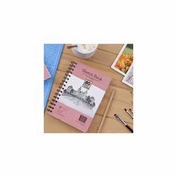 Sketch Book A5, 80 Sheets 120gsm Paper, A5 Sketchbook Spiral Bound Made for Artists, A5 Art Book, Sketching Pad A5, Lightweight Drawing Book,
