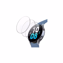 Screen Protector for Samsung Galaxy Watch 5/4 44mm, Tempered Glass 2.5D Round Edge, HD Clear, 3 Pack
