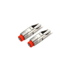 Pig Nipple Waterer 2Pcs Automatic Pig Feeder 1/2" PT Poultry Water Nipple Pig Drinker Stainless Steel Plastic Hat Duck-Mouth Type for Sows Drinking,