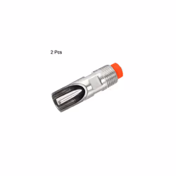 Pig Nipple Waterer 2Pcs Automatic Pig Feeder 1/2" PT Poultry Water Nipple Pig Drinker Stainless Steel Plastic Hat Duck-Mouth Type for Sows Drinking,