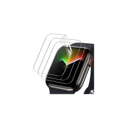 Screen Protector for Apple Watch Series 8/7 45mm, Flexible TPU Film, Anti-Scratch HD Clear, 3-Pack