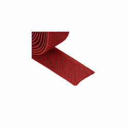 Twill Wide Elastic Band Double-Side 38mm(1 1/2 inch) Flat 2 Yard Woven Elastic Band Knit Elastic Spool Heavy Stretch Strap Red for Sewing, Waistband