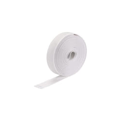 Twill Wide Elastic Band Double-Side 25mm(1 inch) Flat 4 Yard Woven Elastic Band Knit Elastic Spool Heavy Stretch Strap White for Sewing, Waistband
