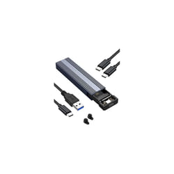 M.2 NVMe SSD Enclosure, 10Gbps NVMe PCIe to USB Adapter with USB 3.2 Gen2, Tool-Free Installation, Supports UASP, Trim, M-Key(B+M Key) and Size in