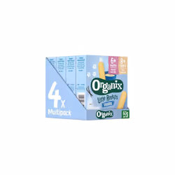 Vanilla Organic Little Ruskits 6+ Months 60 g (Pack of 4)