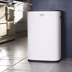 CHARLES BENTLEY 55 Litre Capacity, White Sensor Bin, Kitchen Bin, Rubbish Bin, Waste Bin, Sensor Bins, for Kitchen, Dining Ro ...