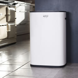 CHARLES BENTLEY 55 Litre Capacity, White Sensor Bin, Kitchen Bin, Rubbish Bin, Waste Bin, Sensor Bins, for Kitchen, Dining Room, Battery Operated,