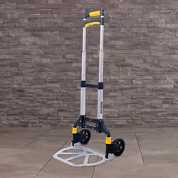BULLDOZER 70kg Load Capacity Foldable Hand Truck Trolley Height Adjustable, Adjustable Soft Grip Handle, Folding Toe Plate, C ...