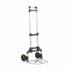 BULLDOZER 70kg Load Capacity Foldable Hand Truck Trolley Height Adjustable, Adjustable Soft Grip Handle, Folding Toe Plate, Compact Aluminium Frame,