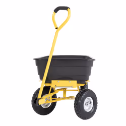 BULLDOZER PRO 200kg Load Capacity Garden Dump Trolley Cart Heavy Duty, Polyethylene Tub, 75 Litre Loading Capacity, Pneumatic Tyres, Easy Tip Tray, - Additional view 5