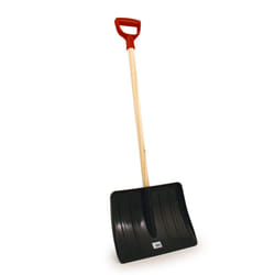 CHARLES BENTLEY Ergonomic Grip, Snow Shovel, Snow Scoop, with Wooden Handle, Driveways, Roads, And Gardens, Lightweight, Garden Tidy, Winter Tools,