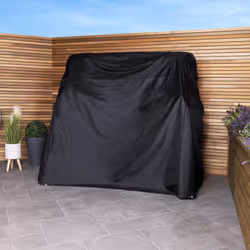 Charles Bentley Garden Swing Seat Cover - Black