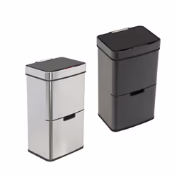 Charles Bentley Triple Compartment 62L Sensor Bin