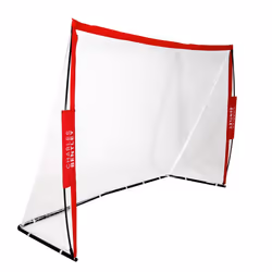 Charles Bentley 7x5ft Premium Portable Foldable Red Football Ultra Elite  Training Kick Goal With Carry Bag
