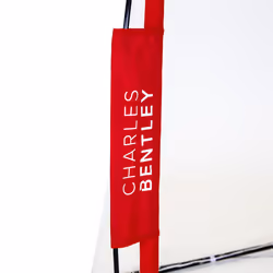 Charles Bentley 7x5ft Premium Portable Foldable Red Football Ultra Elite  Training Kick Goal With Carry Bag