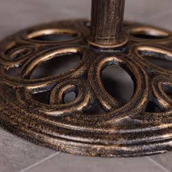 Charles Bentley 12kg Cast Iron Round Patio Umbrella Parasol Base Stand - Bronze