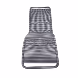 CHARLES BENTLEY Zanzibar Sun Lounger Bed, Grey Sunbed Seat, Garden, Soft Woven PE Rattan, Furniture, Indoor, Outdoor, Patio, Seating For One, Powder