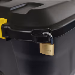 Charles Bentley Strata 2 x 145L Heavy Duty Trunk on Wheels - Black H45 x L94 x W52cm 4.9kg each Waterproof design Strong clip locks Stacking