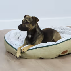 Charles Bentley Linen Soft Pet Bed Taupe X-Small Small Medium - Xsmall