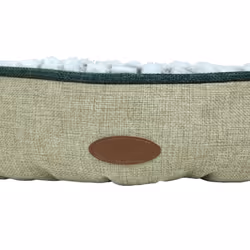 Charles Bentley Linen Soft Pet Bed Taupe X-Small Small Medium - Xsmall