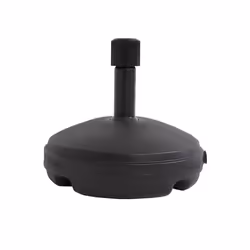 Charles Bentley Outdoor Plastic Round 7L Umbrella Base Garden Sturdy and Secure - 33cm Dia