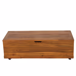 Charles Bentley FSC Acacia Outdoor Garden Storage Box H36xW46xL110cm