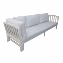 CHARLES BENTLEY FSC Acacia, White Washed, Corner Lounge Set, Garden, Outdoor, Patio, Sofa, 1x Sofa, Coffee Table, Contemporary, Hardwood, Seat And