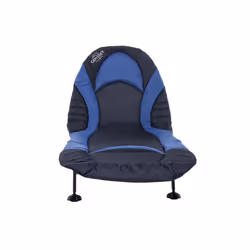Charles Bentley ODYSSEY Premium Folding Camp Bed Sturdy Portable Lounger Chair Camping Tent Padded Adjustable Fishing Blue