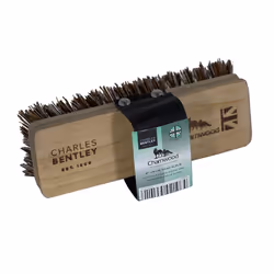 Charles Bentley Charnwood 8" Union Hand Scrub for Garden & Outdoor Maintenance Premium Brushware Green FSC WoodWood
