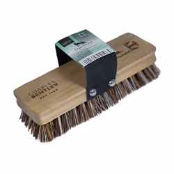 Charles Bentley Charnwood 8" Union Hand Scrub for Garden & Outdoor Maintenance Premium Brushware Green FSC WoodWood