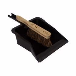 Charles Bentley Charnwood Dustpan & Bassine Hand Brush Set for Garden & Outdoor Maintenance Premium Brushware Green FSC Wood