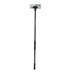Charles Bentley Charnwood 9" Deck Broom for Garden & Outdoor Maintenance Premium Brushware Green FSC Wood