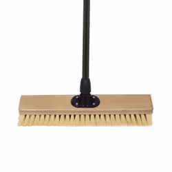 Charles Bentley Charnwood 18" Dual Fill Broom for Garden & Outdoor Maintenance Premium Brushware Green FSC Wood