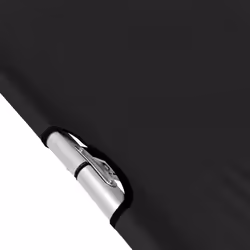 Charles Bentley Odyssey Single Folding Portable Camp Bed Heavy Duty Lightweight - Black