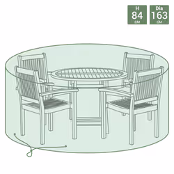 Charles Bentley Medium Tarpaulin Garden Furniture Set Cover - Green