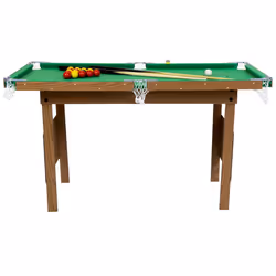 Charles Bentley Junior 4ft American Pool Table With Pool Balls And 2 Cues