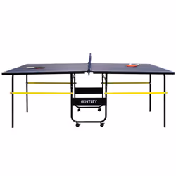 Charles Bentley 6ft9in 3/4 Junior Folding Table Tennis Table - Bats, Balls & Net