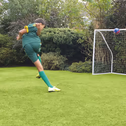 Charles Bentley 7ft x 5ft Kids Metal Football Goal Posts Net