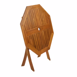 Charles Bentley FSC Hardwood Octagonal Dining Table