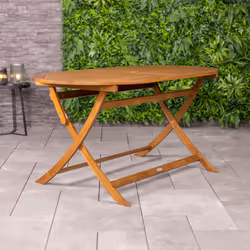 Charles Bentley FSC Wooden Furniture Oval Table