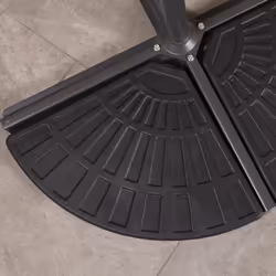 Charles Bentley Patio Banana Hanging Cantilever Umbrella Parasol Base Weights Stand - 2 Segments - 12kg per segment